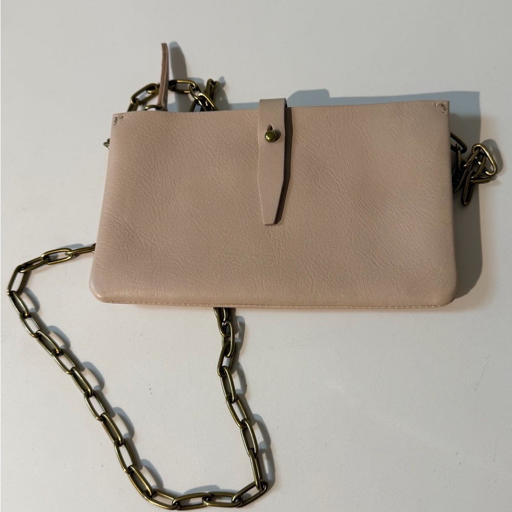Madewell Blush Leather Crossbody Bag
